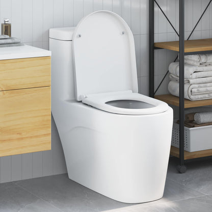 Toilettensitz Weiß 49 x 36 x 4 cm Duroplast