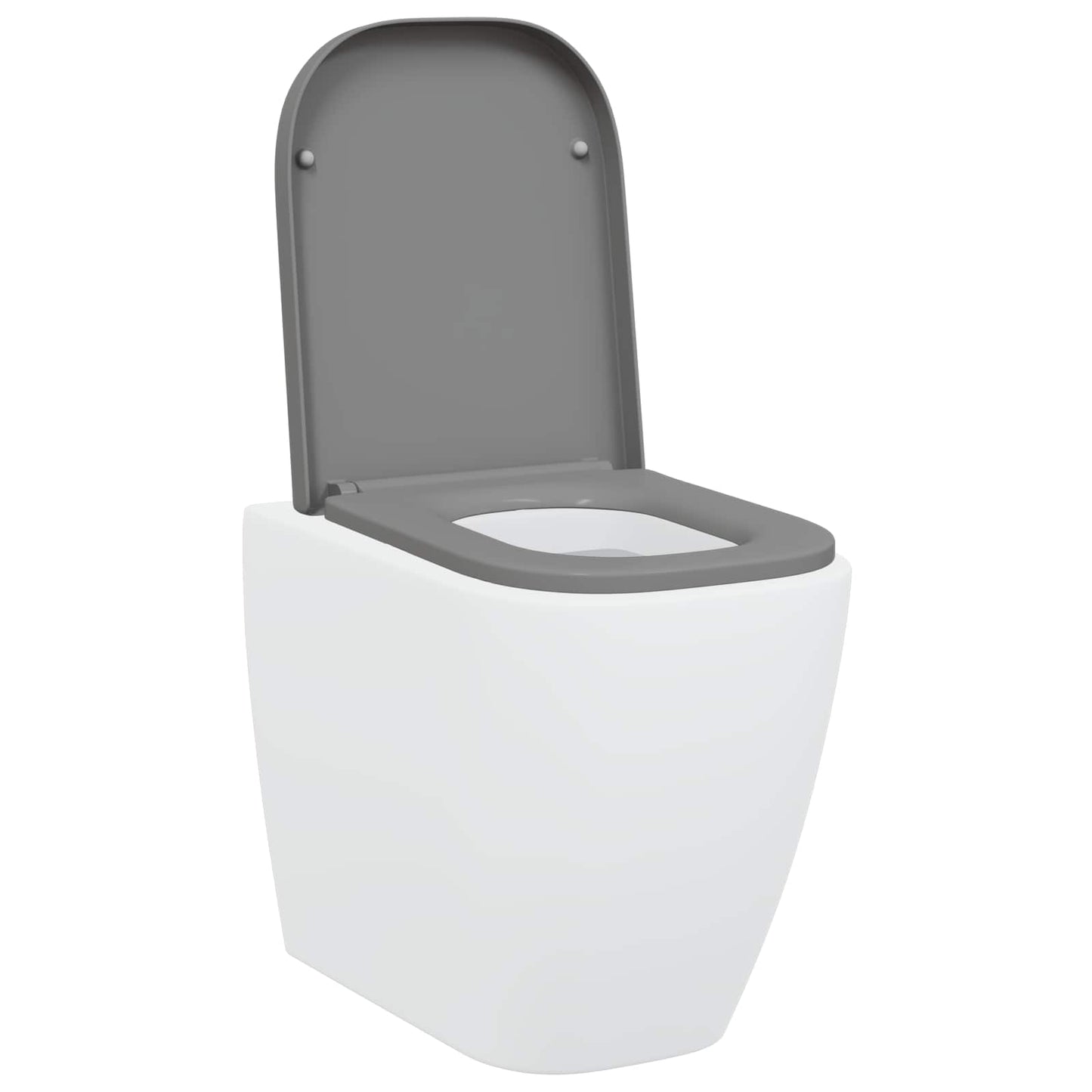 Toilettensitz Grau 47,5 x 35 x 3,6 cm Duroplast