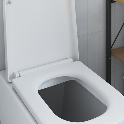 Toilettensitz Weiß 47,5 x 35 x 3,6 cm Duroplast