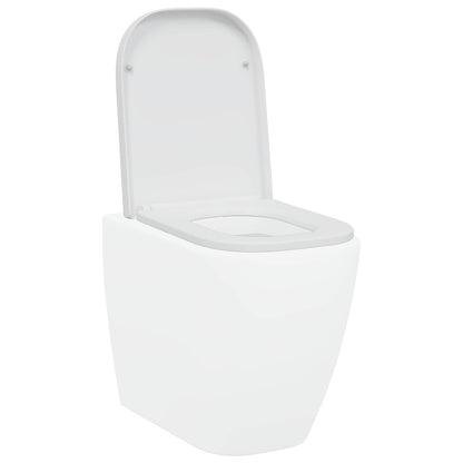 Toilettensitz Weiß 47,5 x 35 x 3,6 cm Duroplast