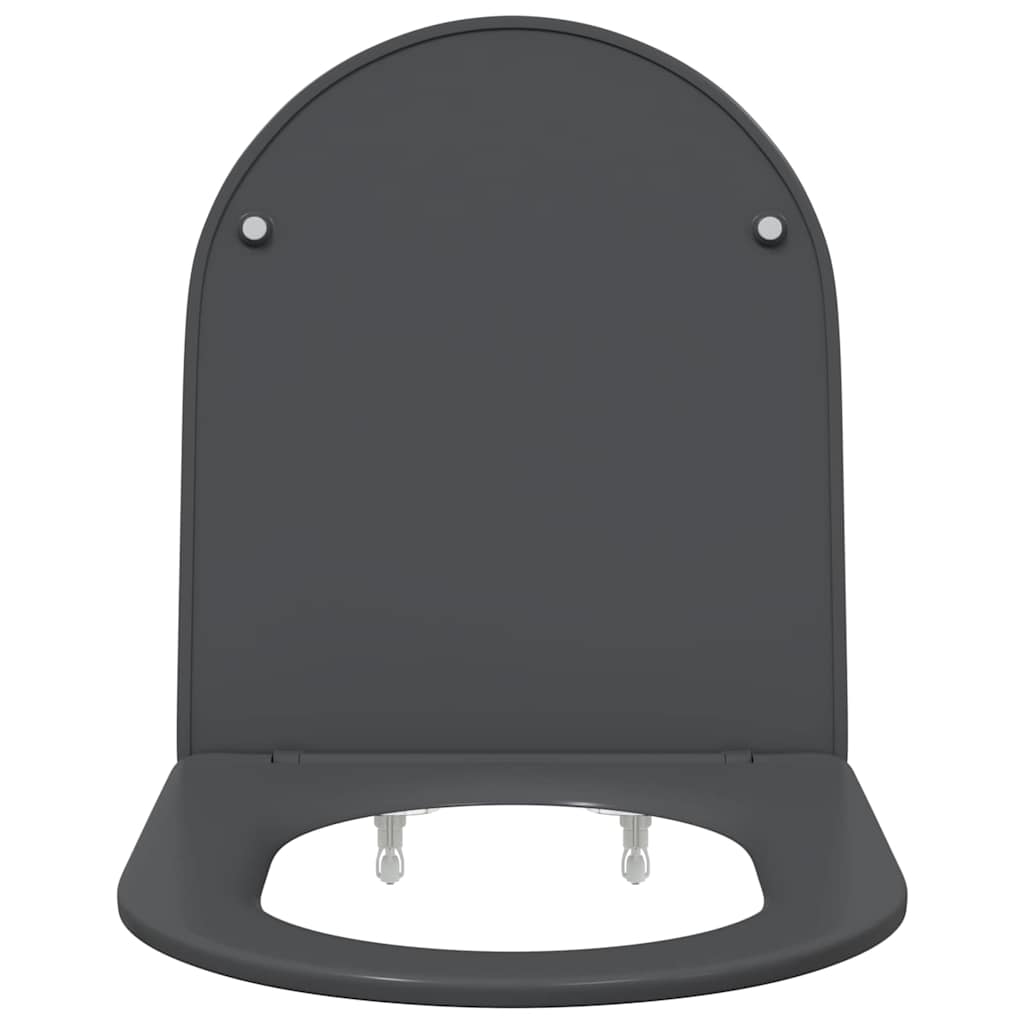 Toilettensitz Anthrazit 47 x 36 x 3,4 cm Duroplast