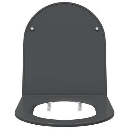 Toilettensitz Anthrazit 47 x 36 x 3,4 cm Duroplast