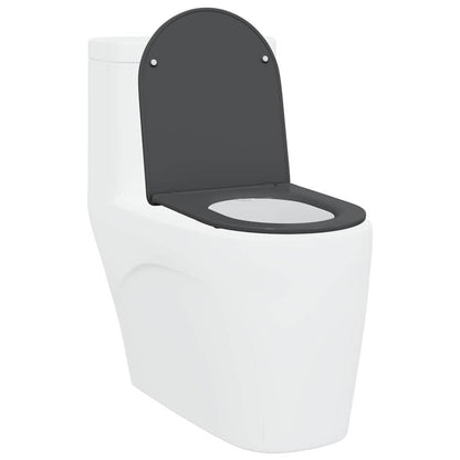 Toilettensitz Anthrazit 47 x 36 x 3,4 cm Duroplast