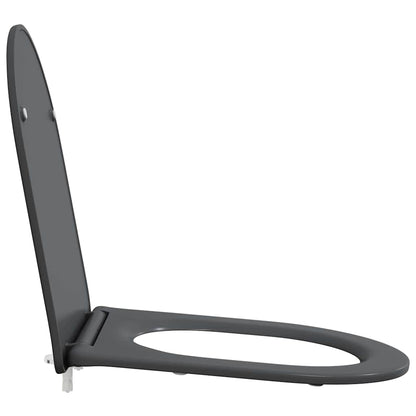 Toilettensitz Anthrazit 47 x 36 x 3,4 cm Duroplast