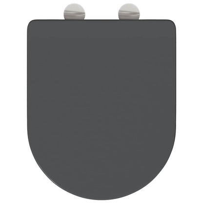 Toilettensitz Anthrazit 47 x 36 x 3,4 cm Duroplast