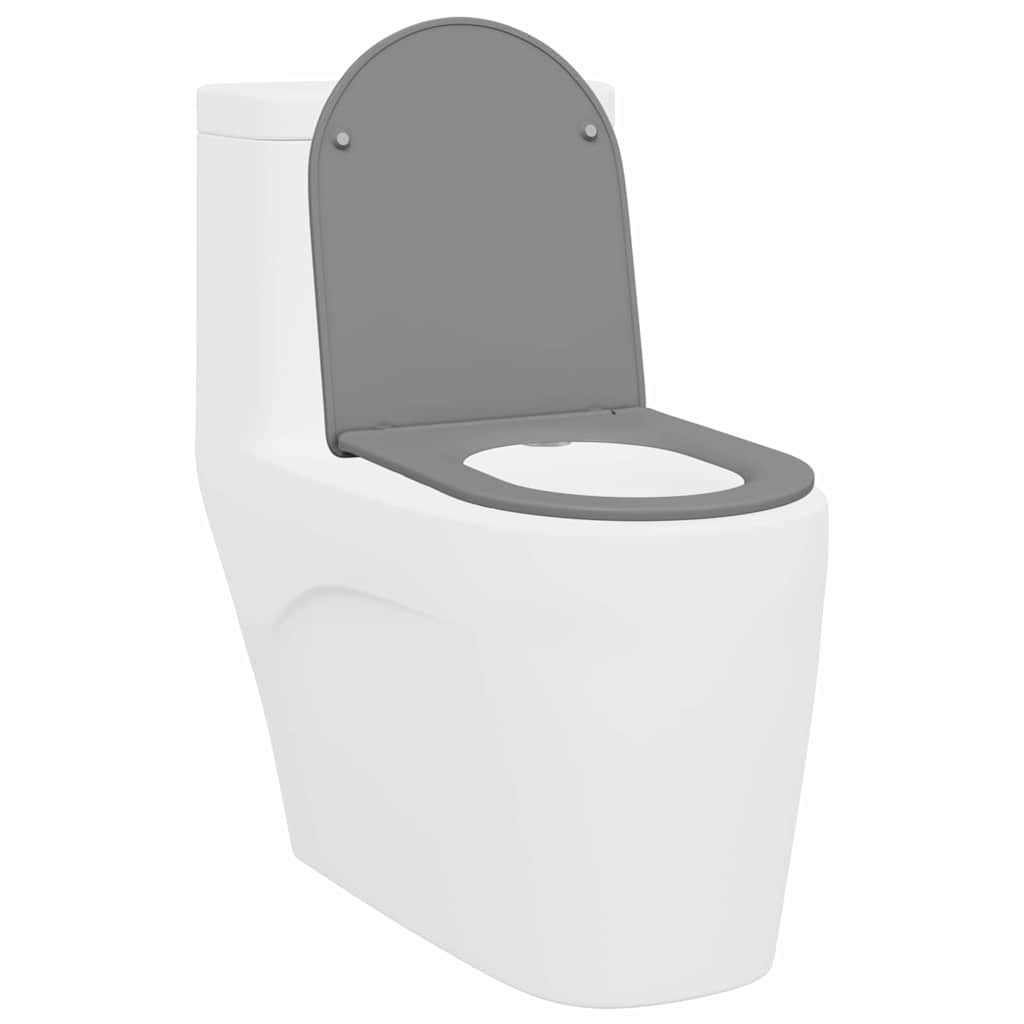 Toilettensitz Grau 47 x 36 x 3,4 cm Duroplast