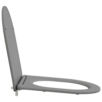 Toilettensitz Grau 47 x 36 x 3,4 cm Duroplast