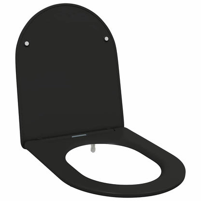 Toilettensitz Schwarz 47 x 36 x 3,4 cm Duroplast