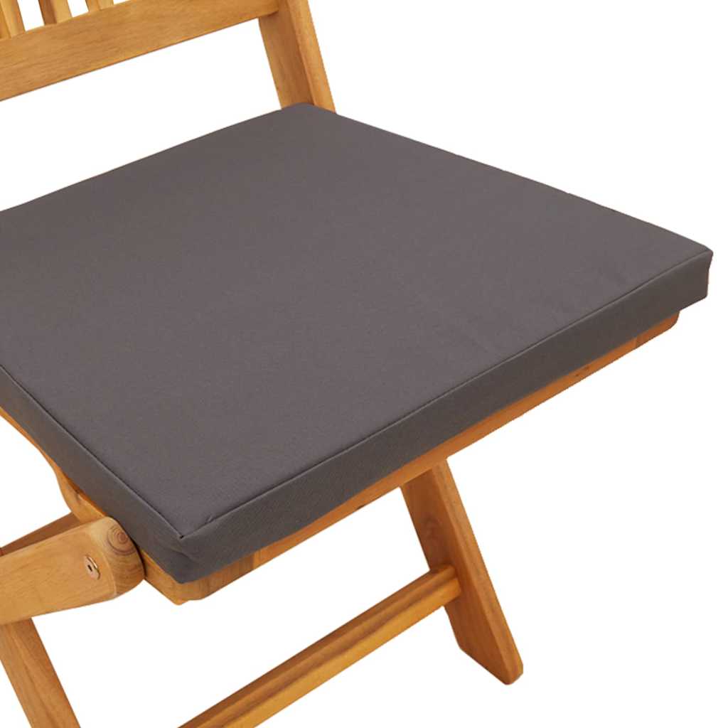 vidaXL Klappstuhl 6 pcs Grau 49 x 57,5 x 92 cm Massivholz Akazie