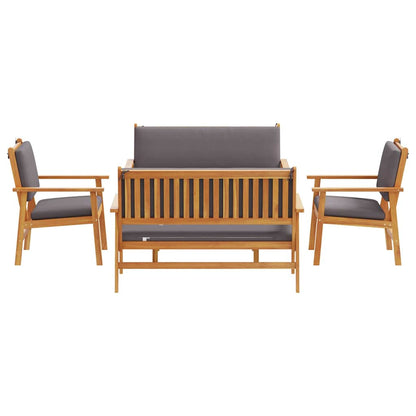 Gartensofa-set 5 pcs Braun Massivholz Akazie