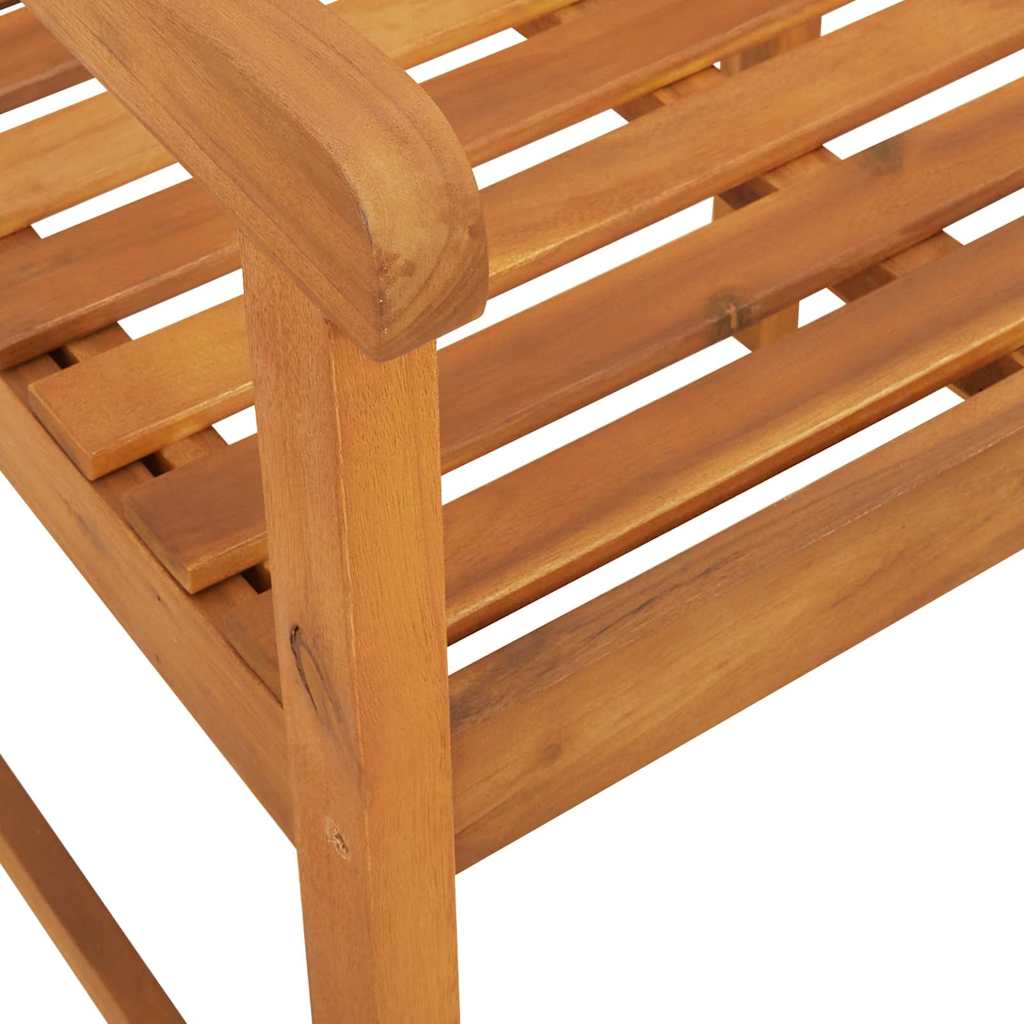 vidaXL Gartenstuhl 4 pcs 56 x 56 x 90 cm Massivholz Akazie