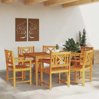 vidaXL Gartenstuhl 6 pcs 56 x 56 x 90 cm Massivholz Akazie