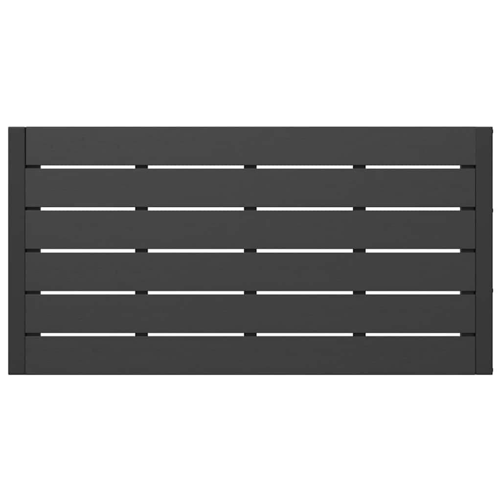 Garten Essgruppe 3 pcs Anthrazit Stahl