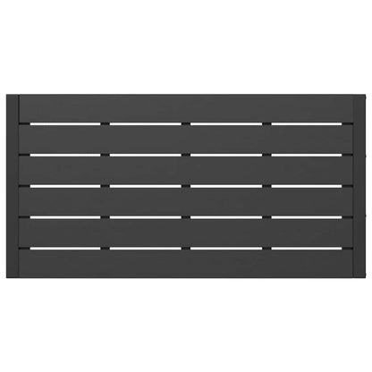 Garten Essgruppe 3 pcs Anthrazit Stahl