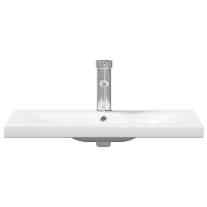 Waschbeckenschrank 2 pcs Altholz Engineered Holz und Keramik