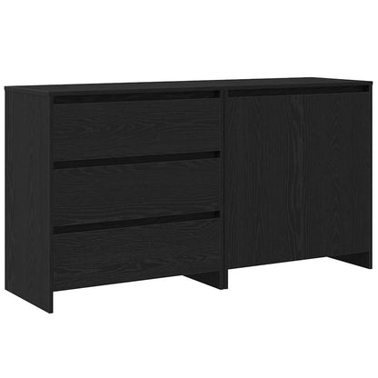 Sideboard 2 pcs Schwarz 70 x 41 x 75 cm Holzwerkstoff