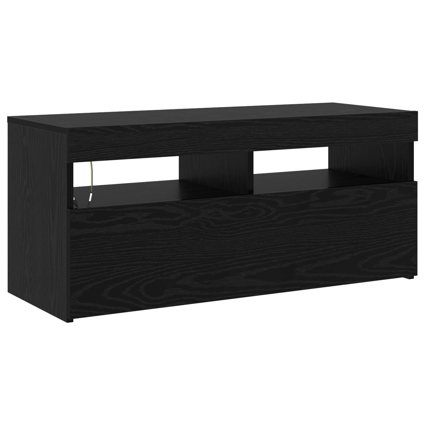 TV-Schränk 2 pcs Schwarz Eichen-Optik 230 x 36,5 x 40 cm