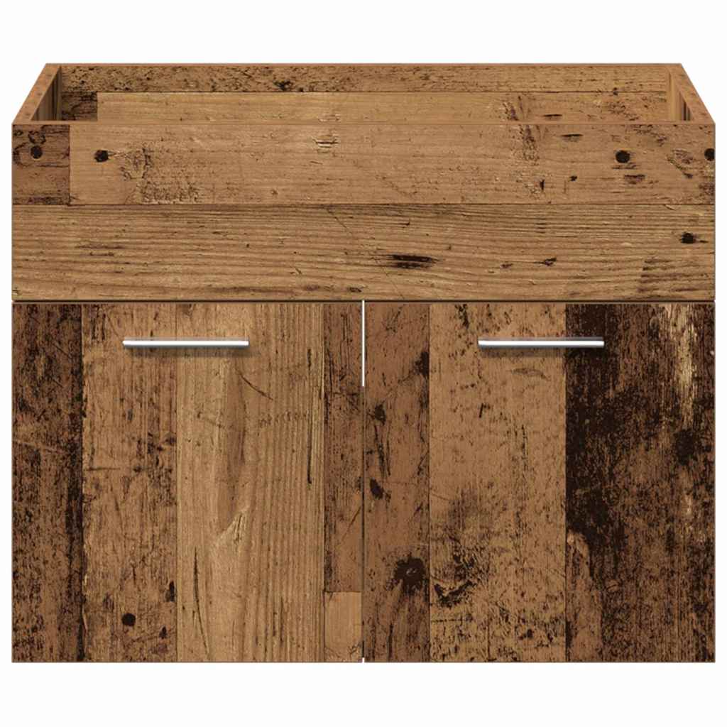 vidaXL Badezimmerschrank Altholz 60 x 38,5 x 46 cm Holzwerkstoff