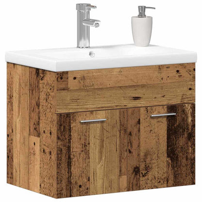 vidaXL Badezimmerschrank Altholz 60 x 38,5 x 46 cm Holzwerkstoff