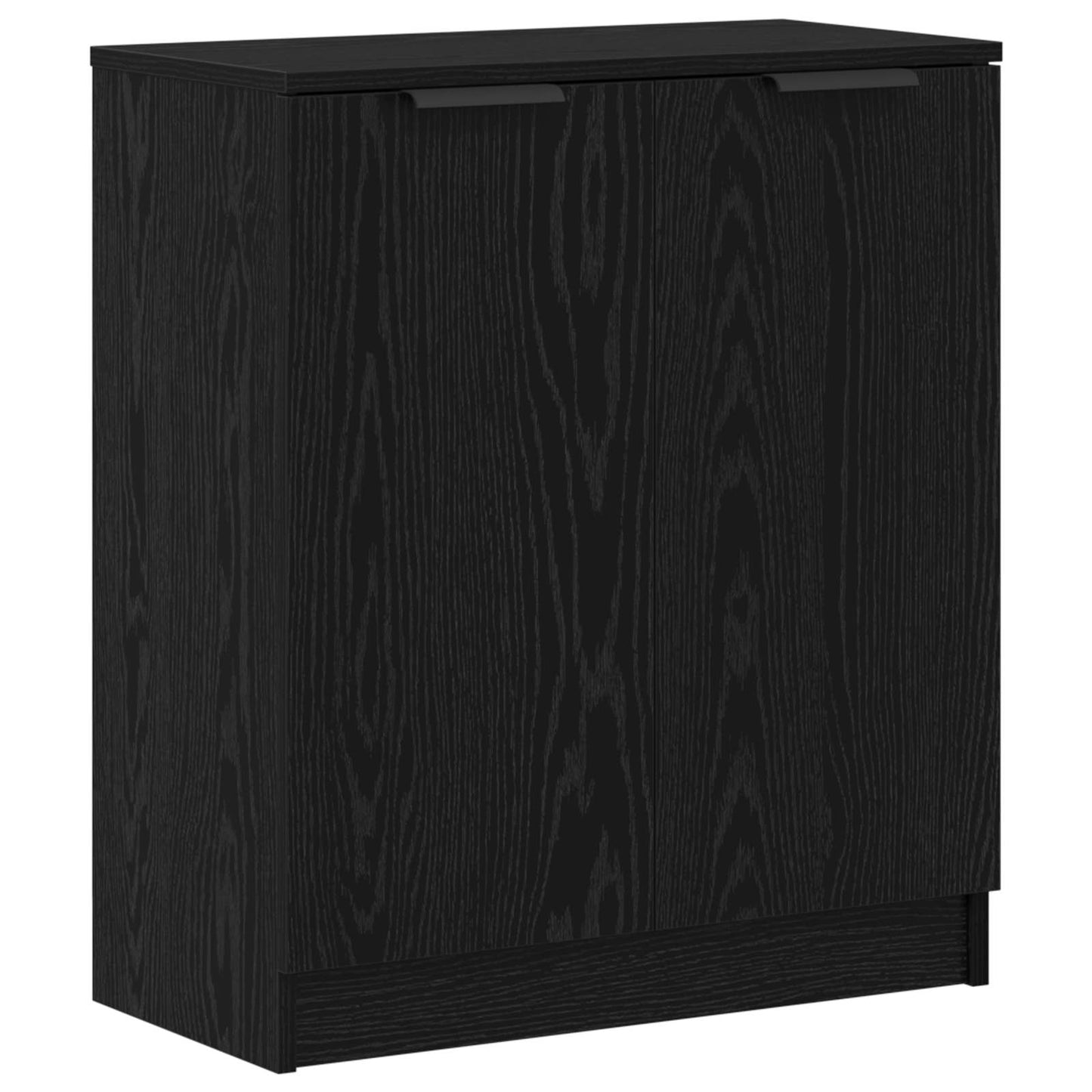vidaXL Sideboard 3 pcs Schwarz Eichen-Optik Holzwerkstoff