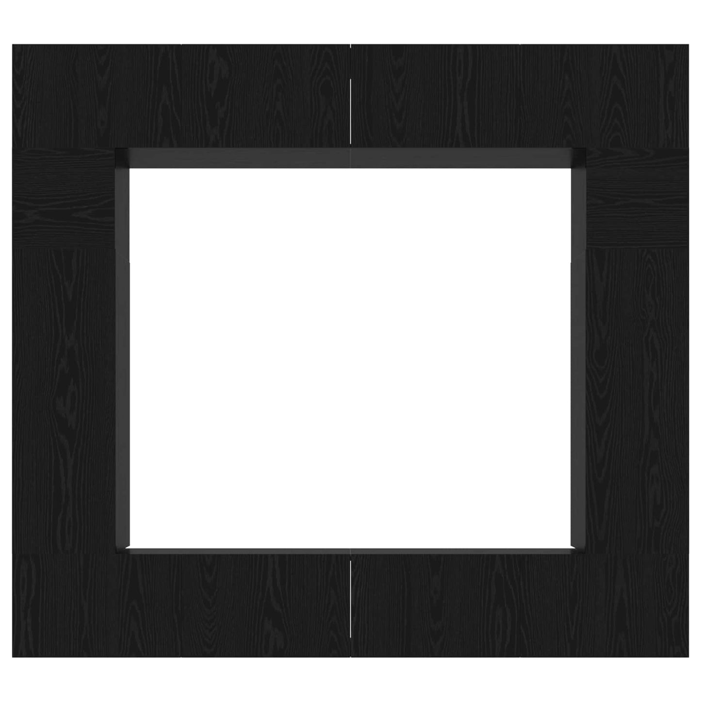 vidaXL TV-Schrankset 8 pcs Schwarz Eichen-Optik Holzwerkstoff