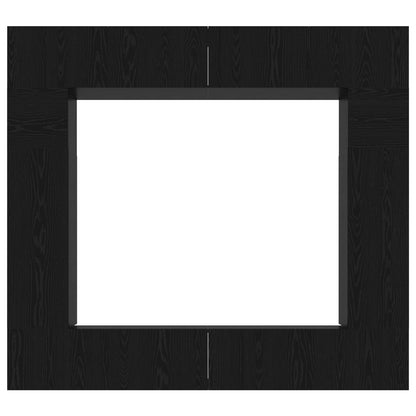 vidaXL TV-Schrankset 8 pcs Schwarz Eichen-Optik Holzwerkstoff