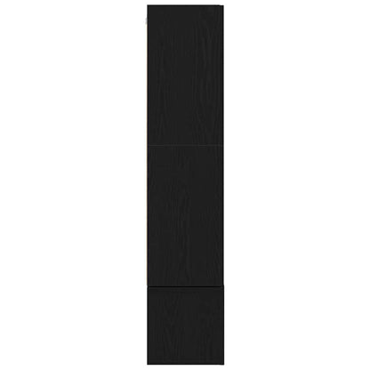 vidaXL TV-Schrankset 6 pcs Schwarz Eichen-Optik Holzwerkstoff