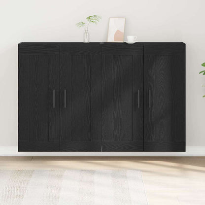 vidaXL Wandmontierter Schrank 2 pcs Altholz 69,5 x 34 x 90 cm