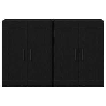 vidaXL Wandmontierter Schrank 2 pcs Altholz 69,5 x 34 x 90 cm