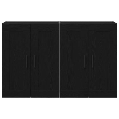 vidaXL Wandmontierter Schrank 2 pcs Altholz 69,5 x 34 x 90 cm