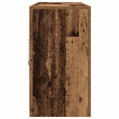 vidaXL LED-Sideboard Altholz 181,5 x 37 x 67 cm Holzwerkstoff
