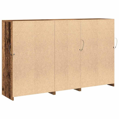LED-Sideboard Altholz 162 x 37 x 100 cm Holzwerkstoff