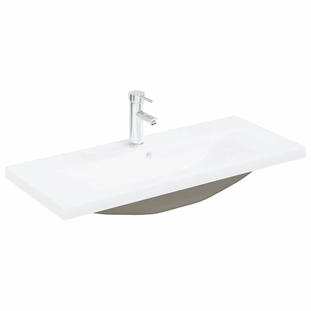 vidaXL Waschbeckenschrank mit Tür Schwarz Eichen-Optik 80 x 39 x 62 cm