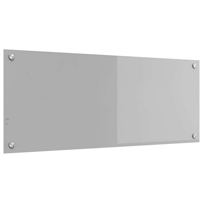Küchenrückwand Hellgrau 100 x 40 cm Gehärtetes Glas