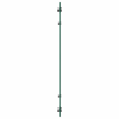 Küchenrückwand Dunkelgrau 80 x 50 cm Gehärtetes Glas