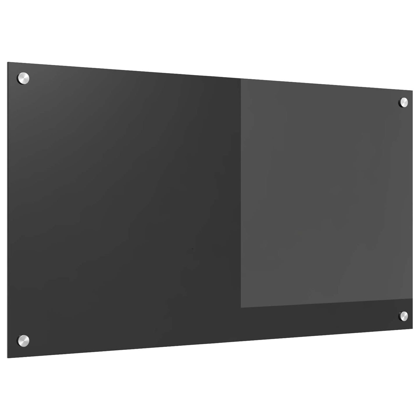 Küchenrückwand Dunkelgrau 90 x 50 cm Gehärtetes Glas