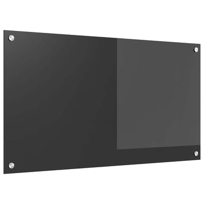 Küchenrückwand Dunkelgrau 90 x 50 cm Gehärtetes Glas