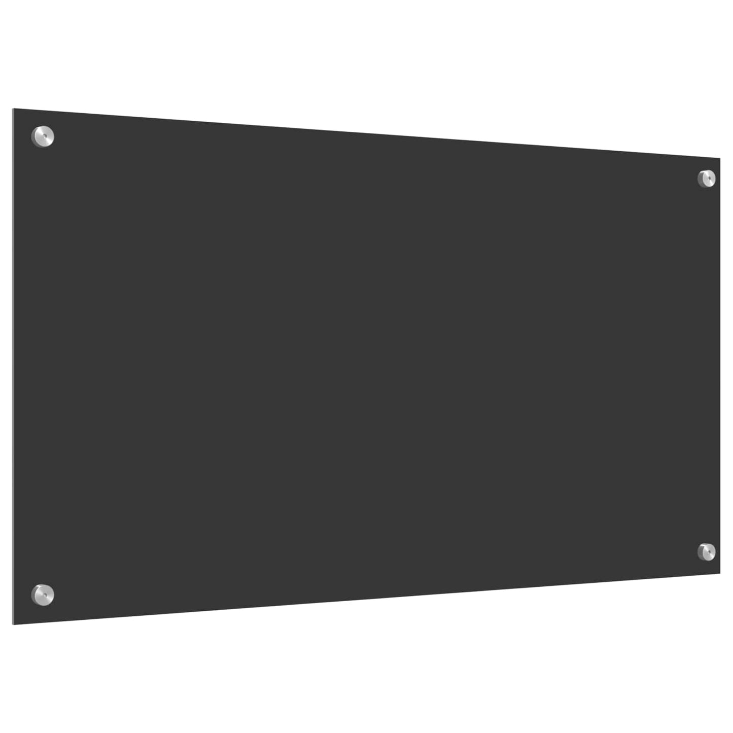 Küchenrückwand Dunkelgrau 90 x 50 cm Gehärtetes Glas