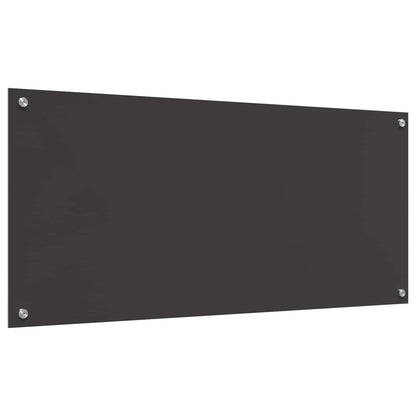 Küchenrückwand Dunkelgrau 110 x 50 cm Gehärtetes Glas