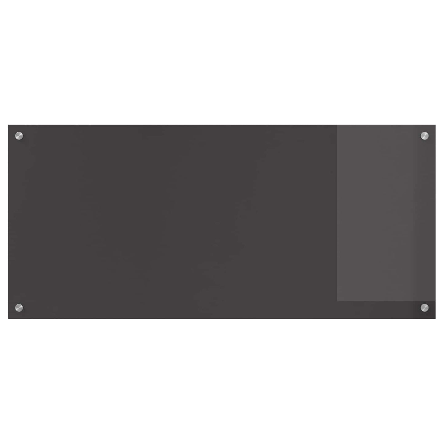 Küchenrückwand Dunkelgrau 110 x 50 cm Gehärtetes Glas