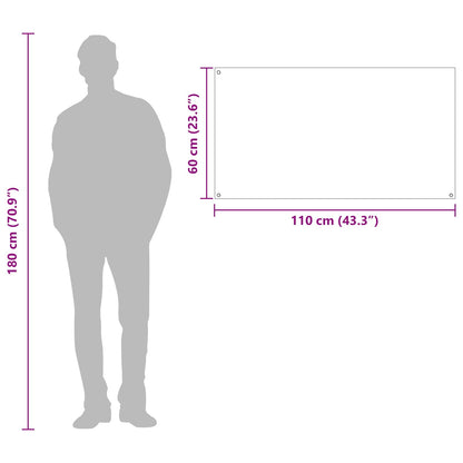 Küchenrückwand Dunkelgrau 110 x 60 cm Gehärtetes Glas