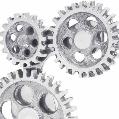 Buchstützen 2 pcs Silber 10 x 10 x 22 cm Aluminium