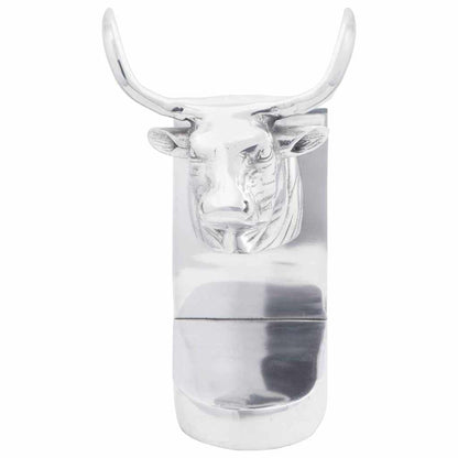 Buchstützen 2 pcs Silber 17 x 15 x 27 cm Aluminium