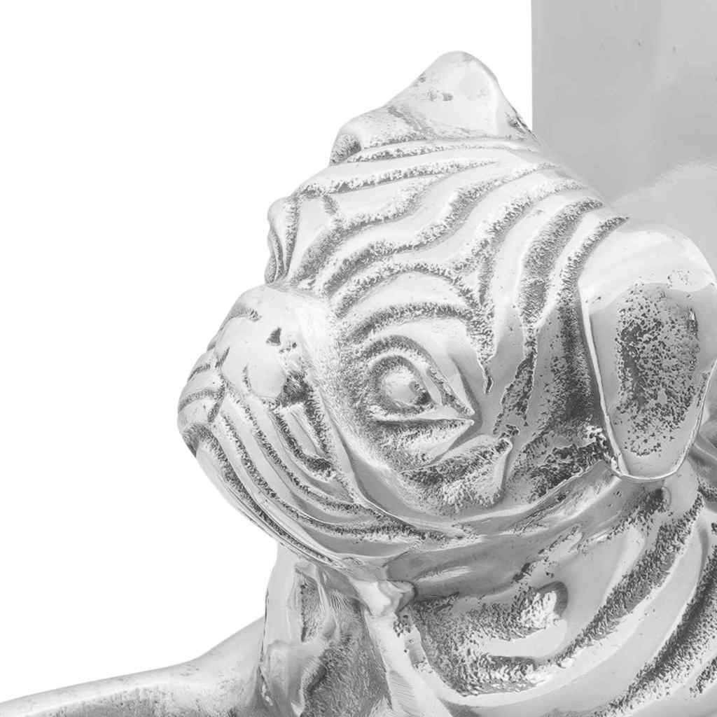 Buchstützen 2 pcs Silber 12 x 15 x 18 cm Aluminium