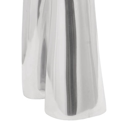 Skulptur Silber 10 x 16 x 49 cm Aluminium