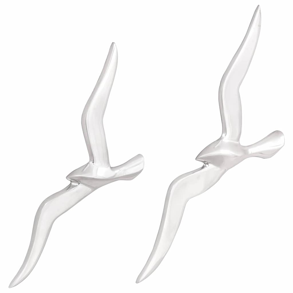Möwe 2 pcs Silber Aluminium