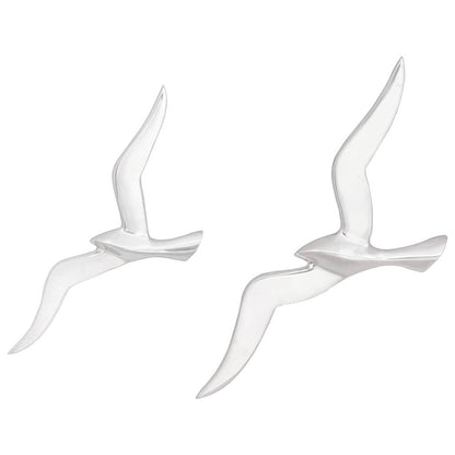 Möwe 2 pcs Silber Aluminium