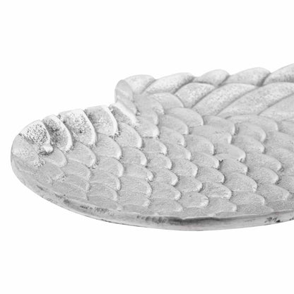 Obstkorb 2 pcs Silber 40 x 18 x 2,5 cm Aluminium