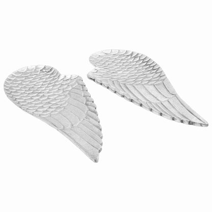 Obstkorb 2 pcs Silber 40 x 18 x 2,5 cm Aluminium