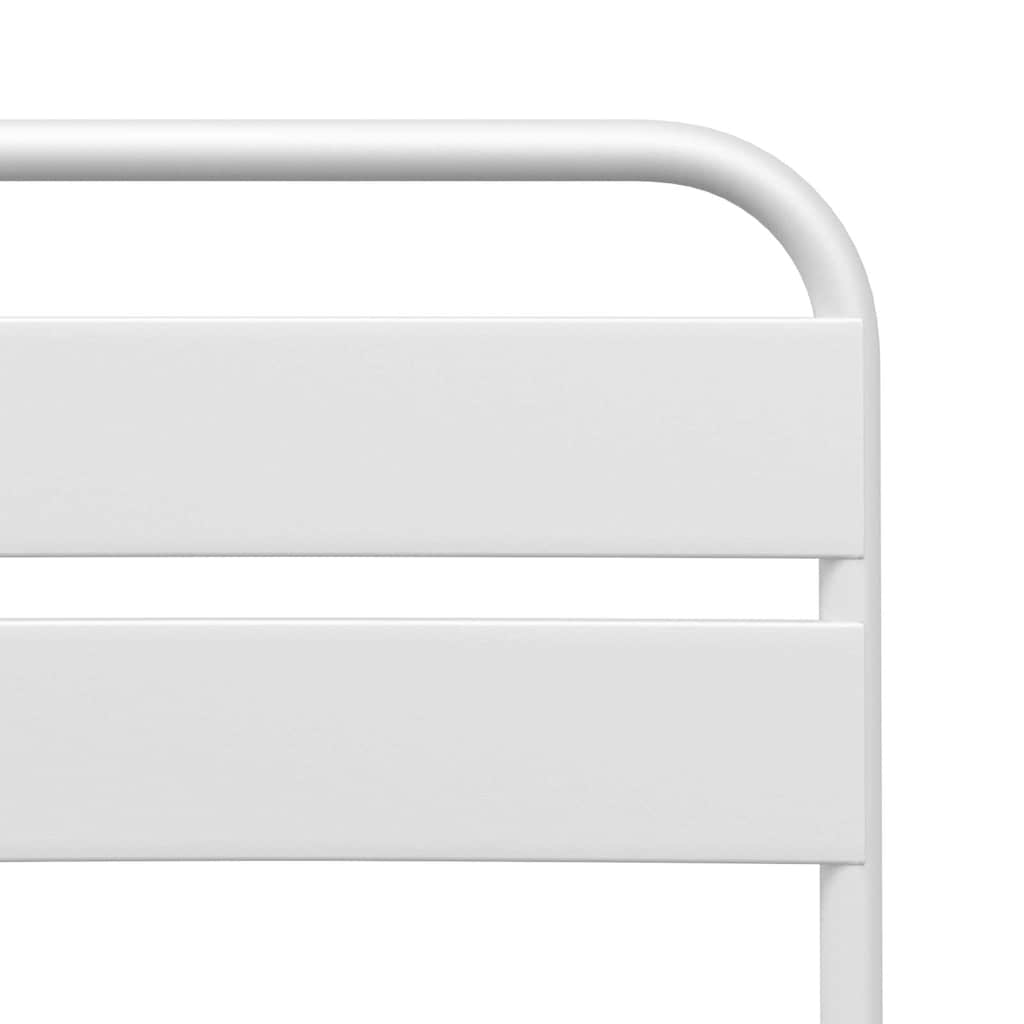 vidaXL Chaises de jardin pliantes 2 pcs Blanc 42 x 52 x 82 cm